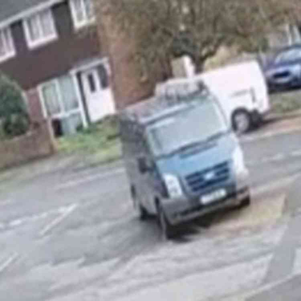 Police want to speak to the driver of this green van