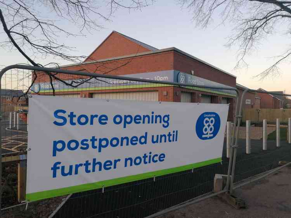 The opening of a new Co-op is postponed