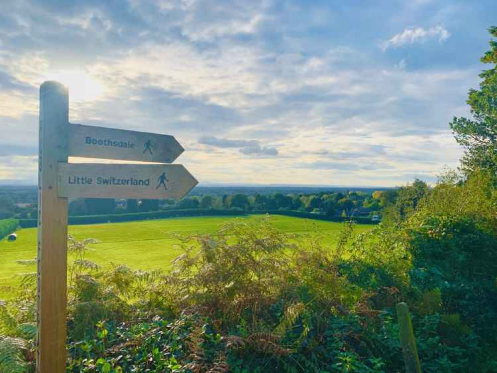 Boothsdale / Little Switzerland sign Boothsdale / Little Switzerland sign