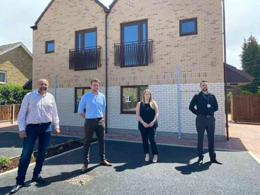 The housing development team who made it all happen