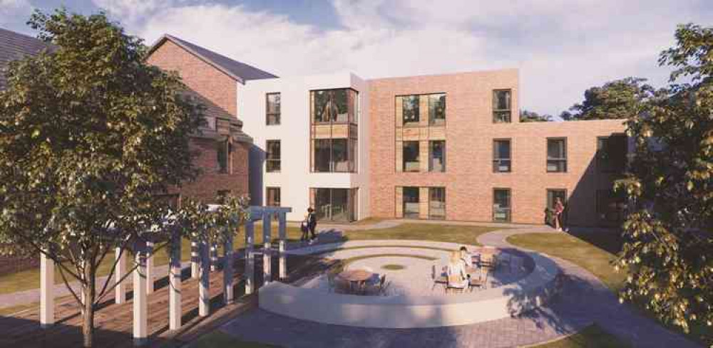 Artist's impression of the flats