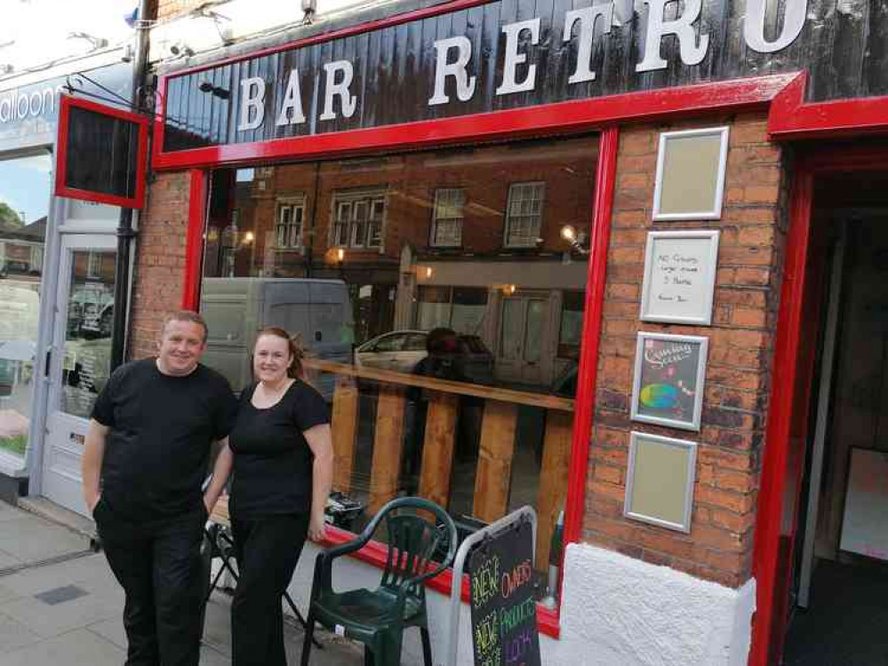 Lee and Stacey Doherty at Bar Retro