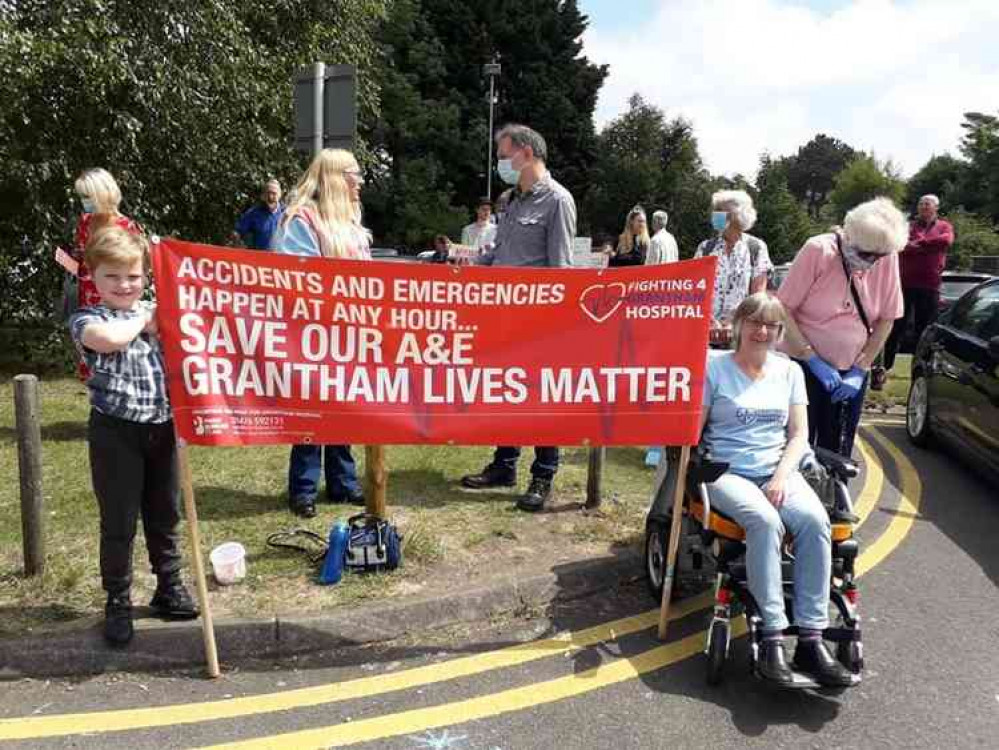 Hospital campaigners at a recent gathering