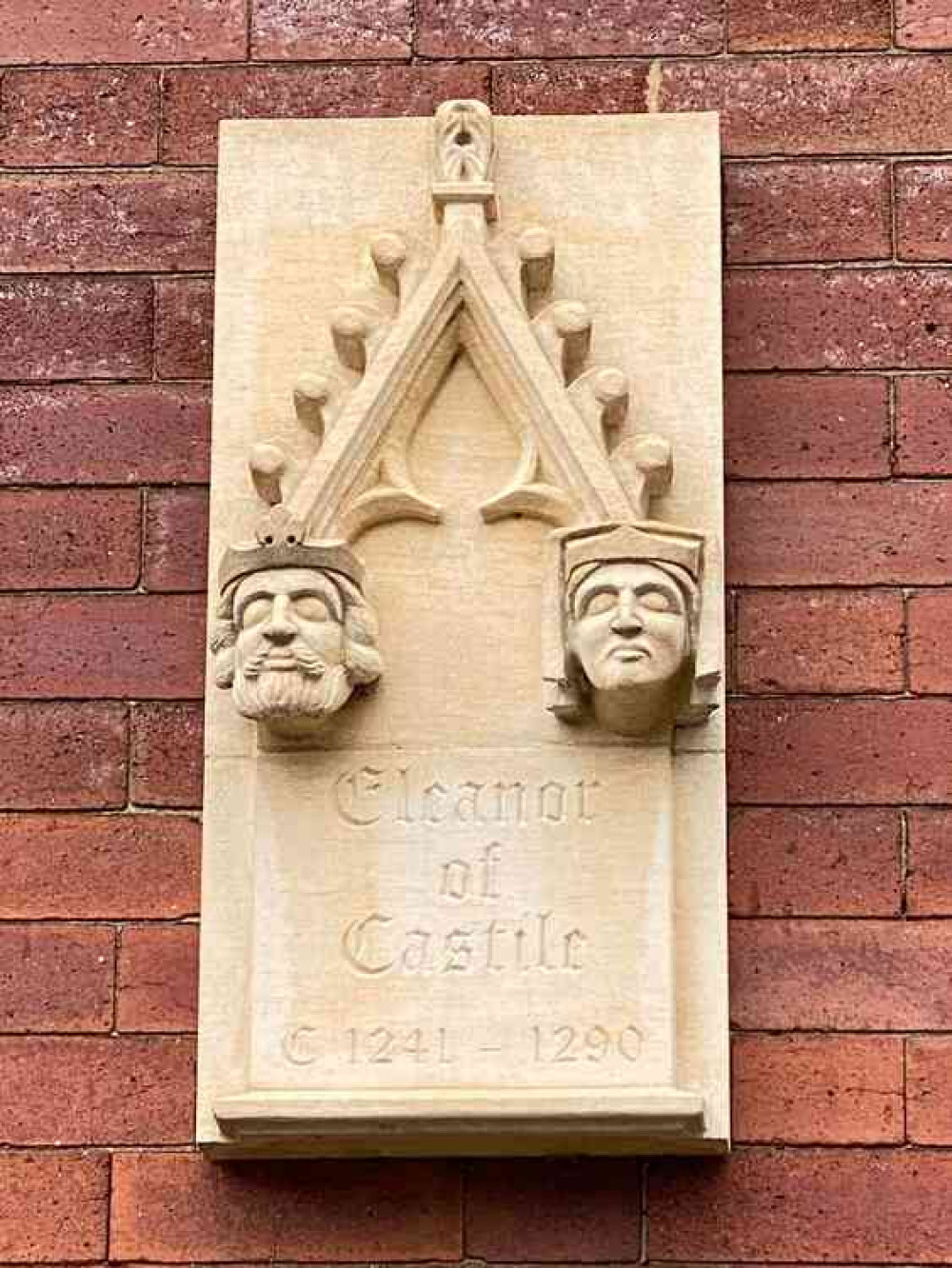 Queen Eleanor Commemorative Plaque at Grantham Civic Hall