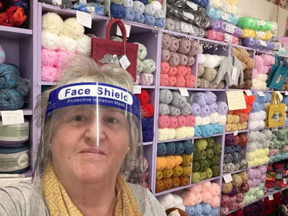 Cath back in her shop after lockdown Cath back in her shop after lockdown