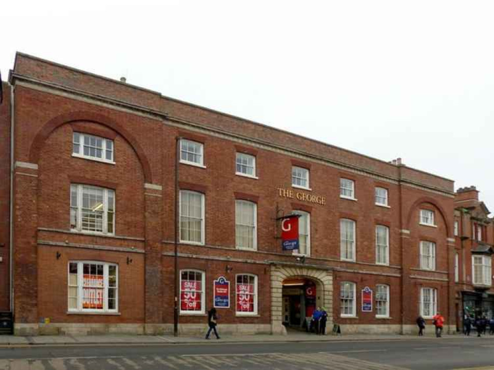 The exterior of the George shopping centre The exterior of the George shopping centre