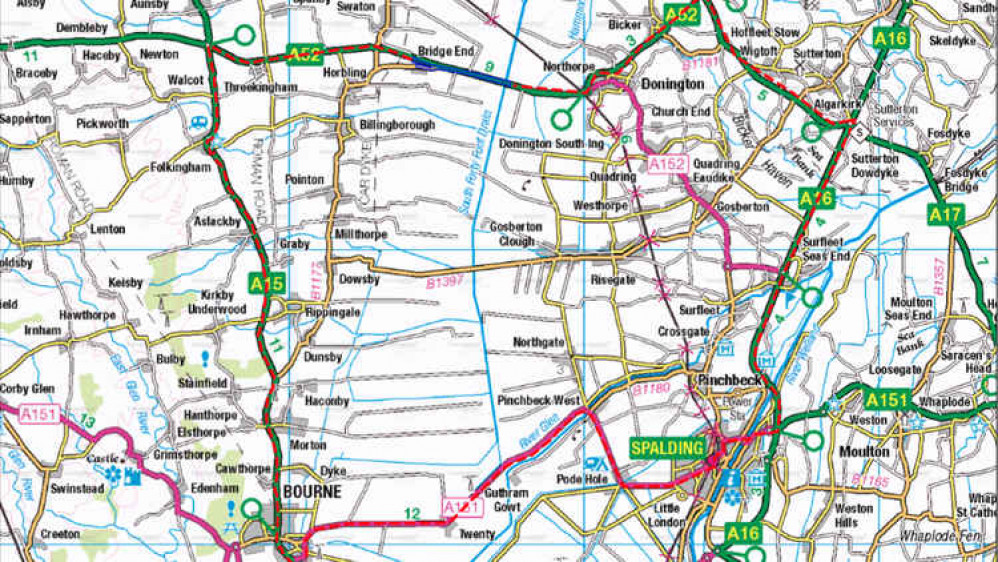 A52 Horbling Diversion route