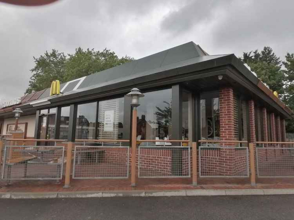 The McDonald's in Grantham The McDonald's in Grantham