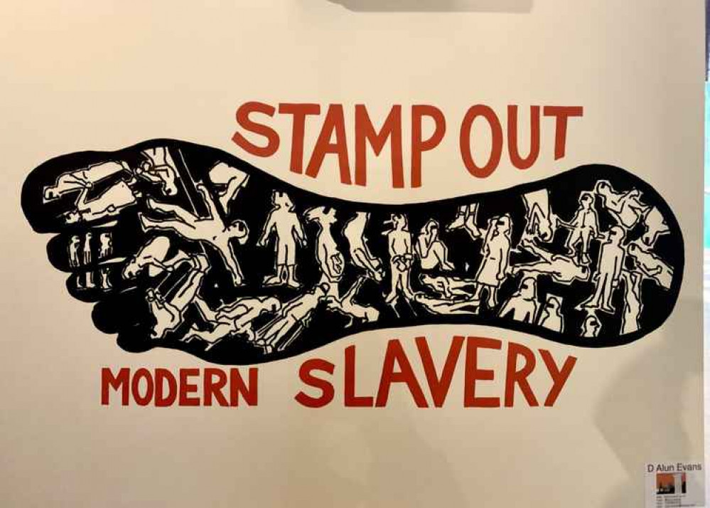 Alun's Stamp Out Slavery piece Alun's Stamp Out Slavery piece