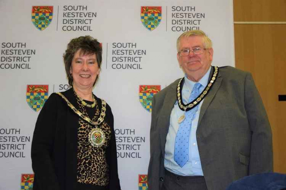 Coun Breda Griffin and Coun Ian Stokes