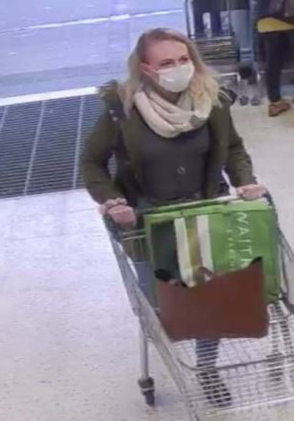 Police issued CCTV image of a woman they would like to talk to after alcohol and household items were stolen from Waitrose