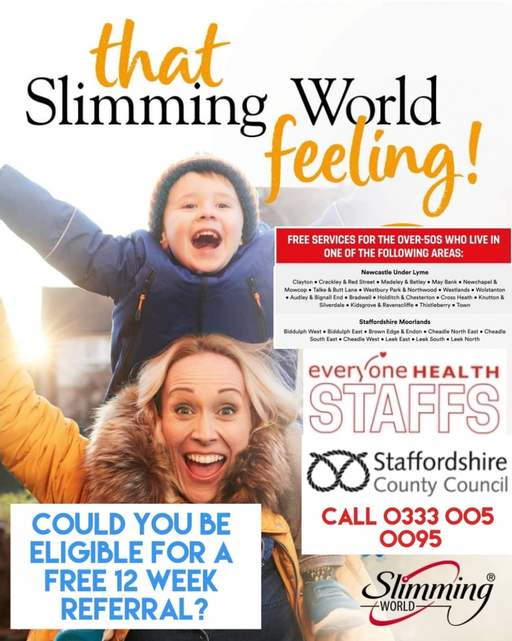Could you be eligible for a free 12-week referral to your local Slimming World group? Could you be eligible for a free 12-week referral to your local Slimming World group?