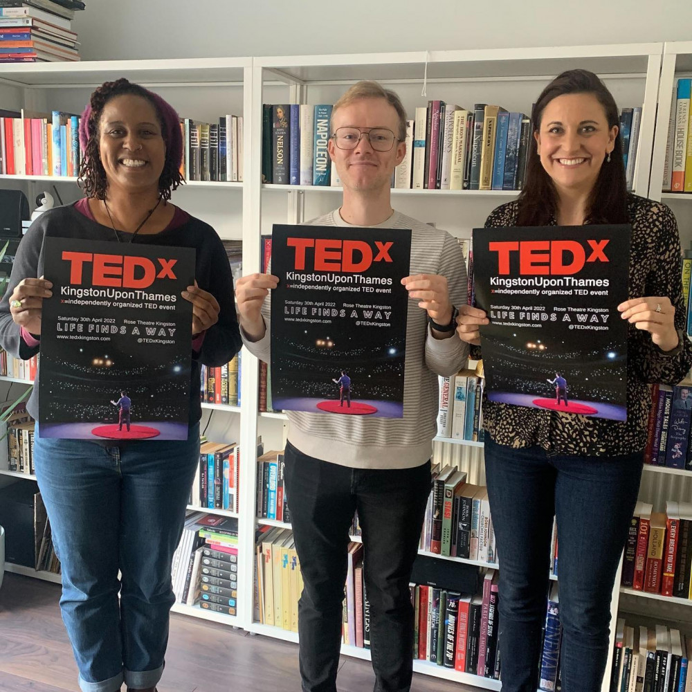 From left to right: Tanya Obeng (speaker), Liam Rogers (Director) and Hazel Thompson (Speaker) 