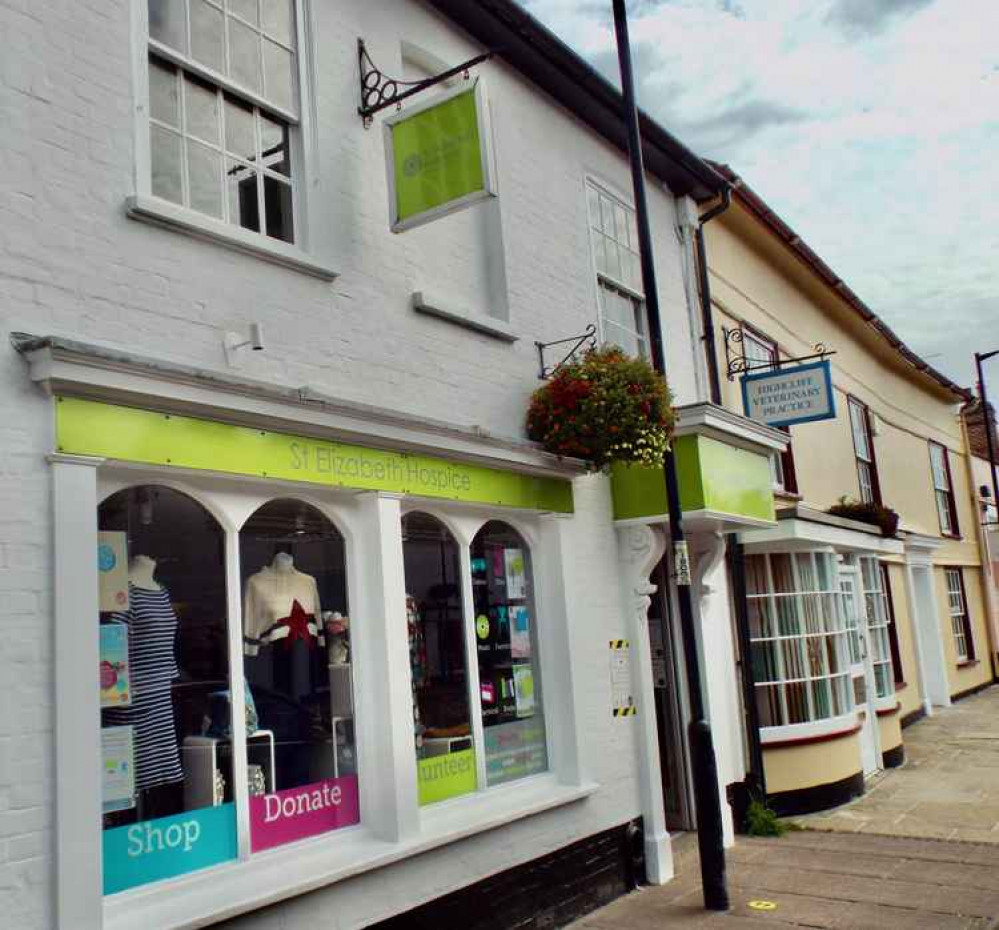 St Elizabeth Hospice shop Hadleigh High Street