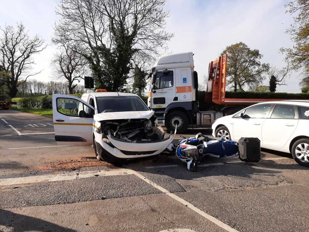 Police were called to the scene at 8.20am on Tuesday April 19 (Image by Barrie Howarth) Police were called to the scene at 8.20am on Tuesday April 19 (Image by Barrie Howarth)