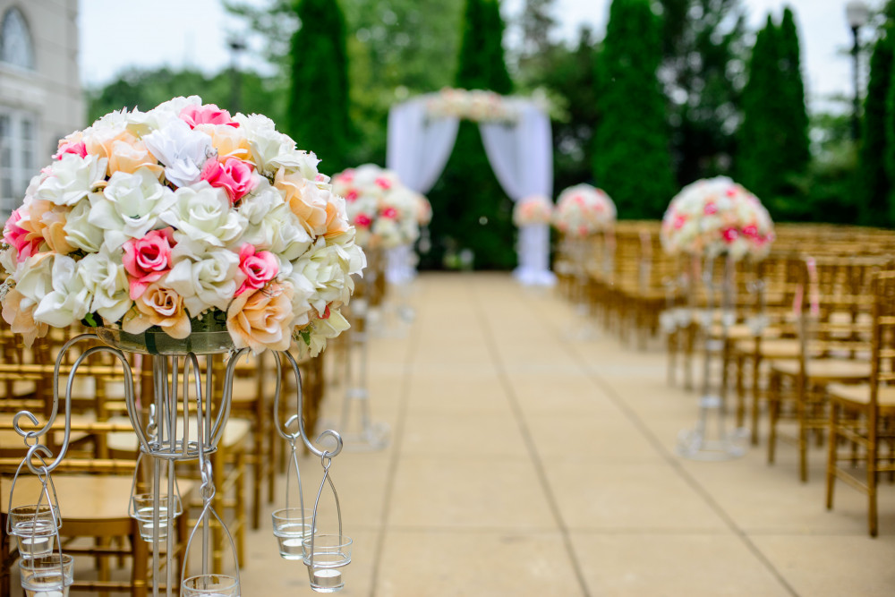 The law changed in England and Wales on April 6 to allow outdoor weddings and civil partnerships at licensed venues. (Image credit: Shardayyy Photography)