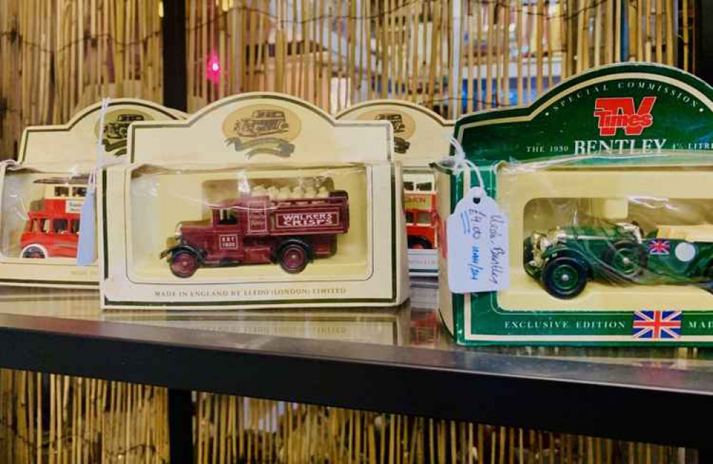 Some of the model cars on sale Some of the model cars on sale