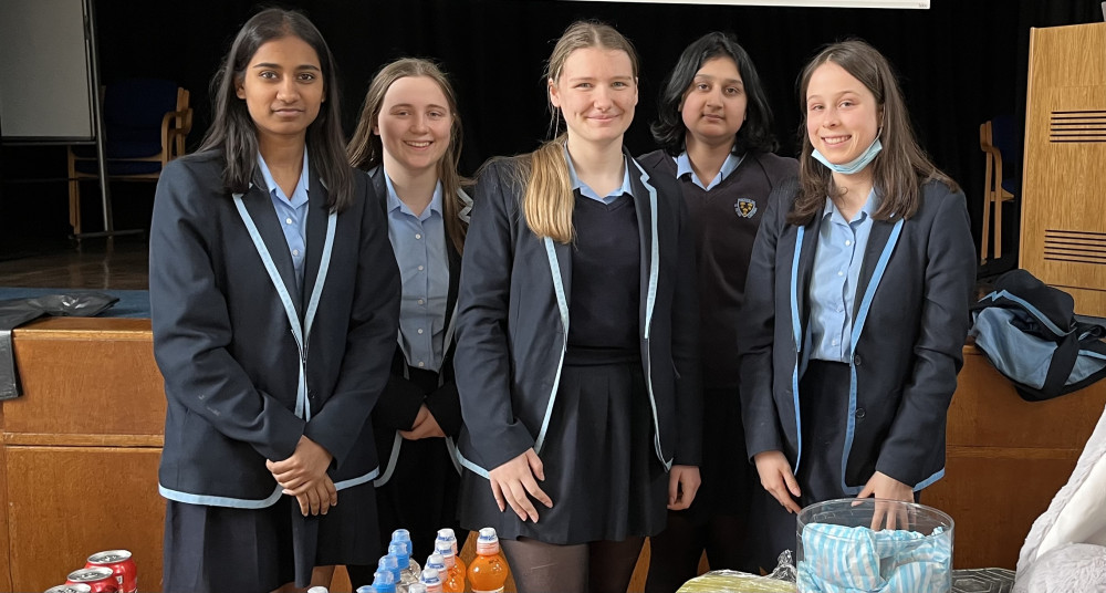 The group at their Easter fair