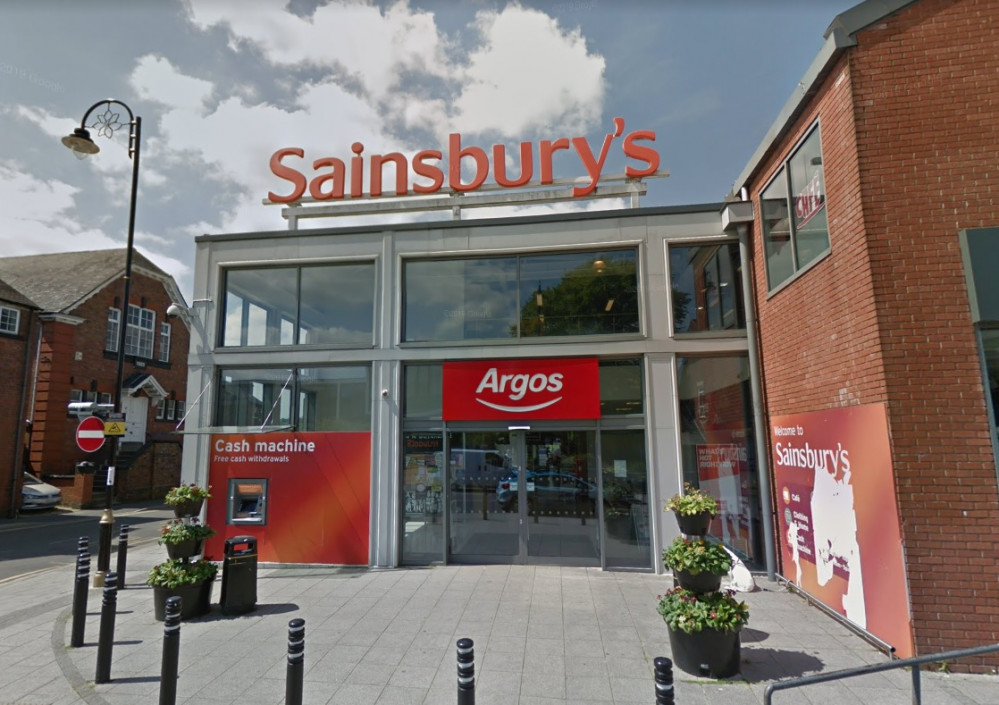 The café in Biddulph's branch of Sainsbury's has now closed.