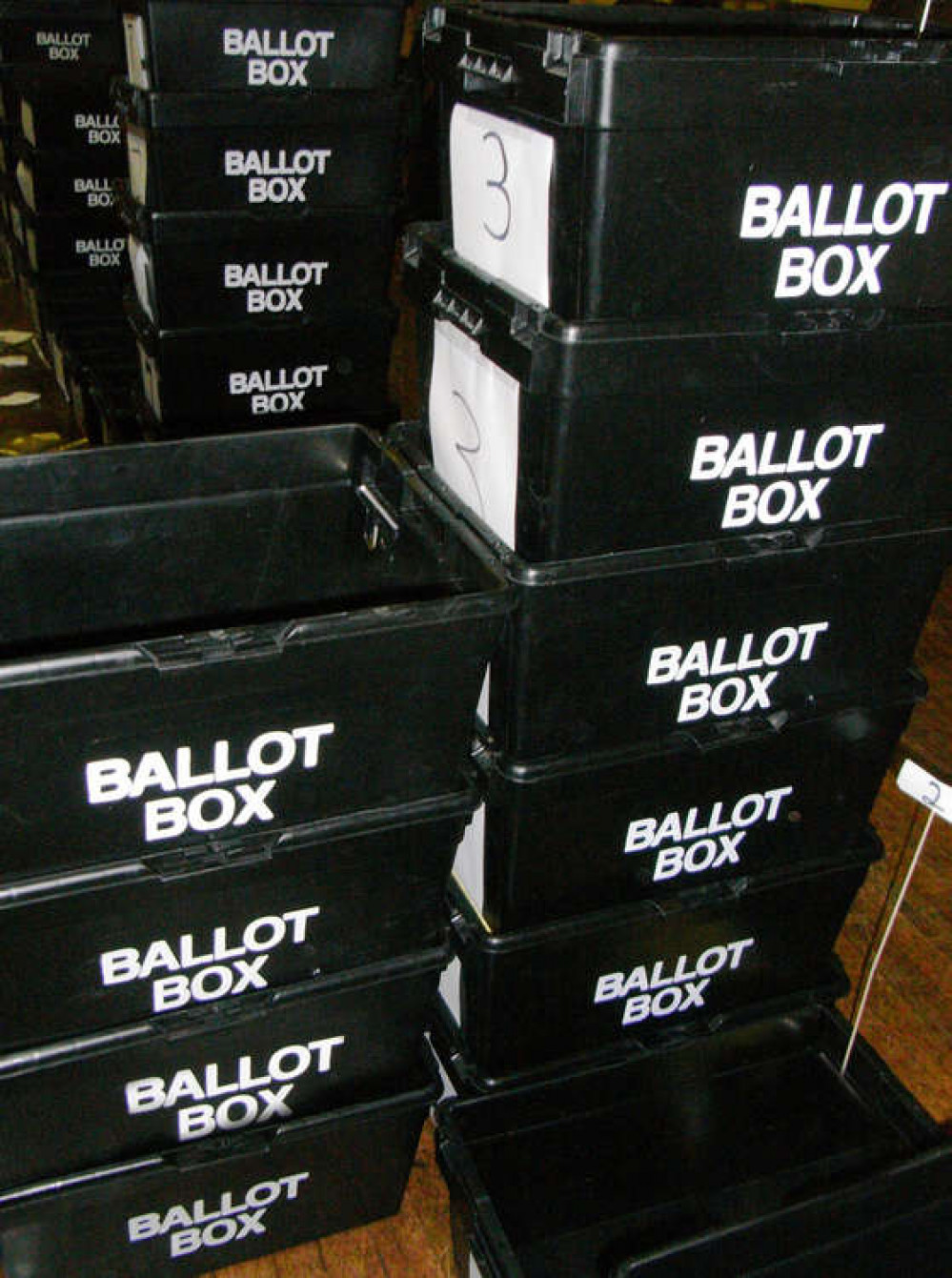 The ballot boxes will be heading off to Shepton Mallet