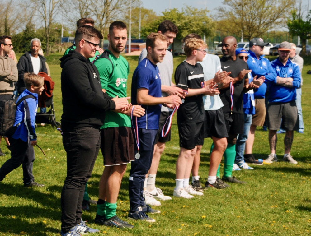 Medal ceremony (Picture credit: Peninsula Nub News)