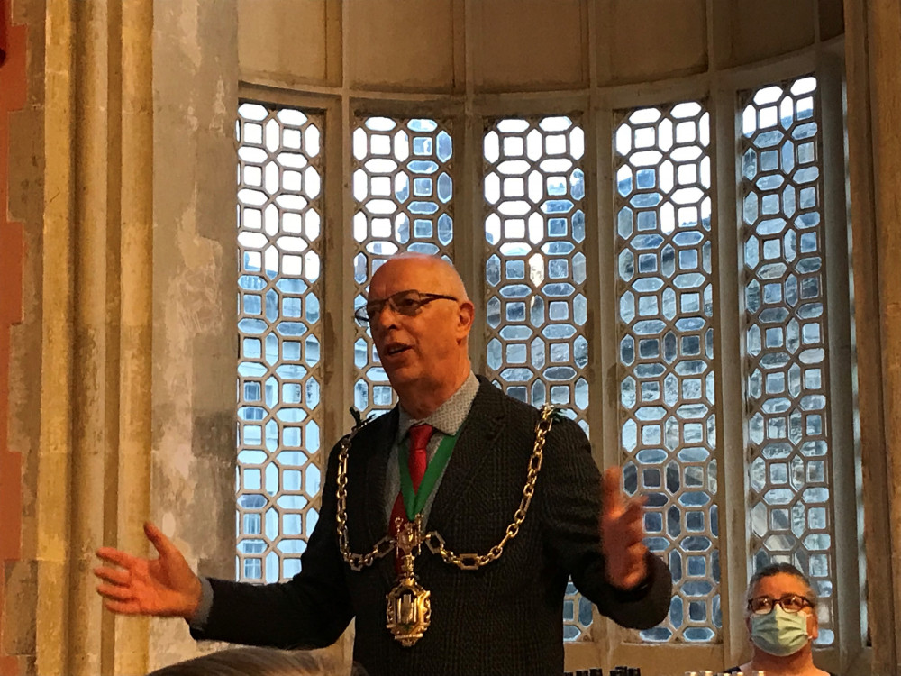 Dorchester mayor Gareth Jones