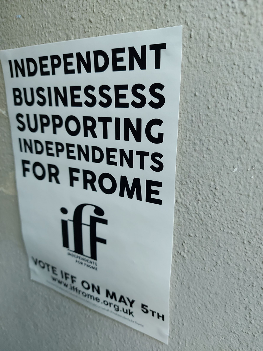 The Independents in Frome have been busy canvassing support