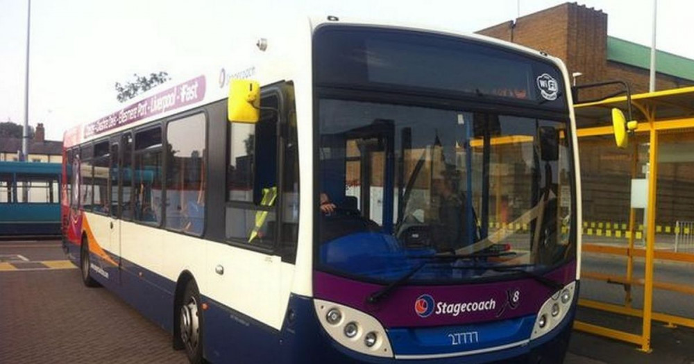 A Stagecoach bus - stock shot