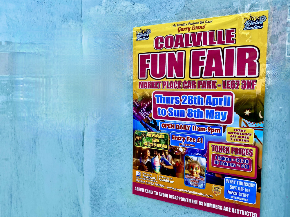 Coalville Fun Fair is in the town centre for 10 days