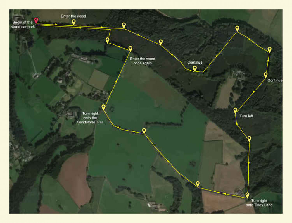 A map of your route A map of your route