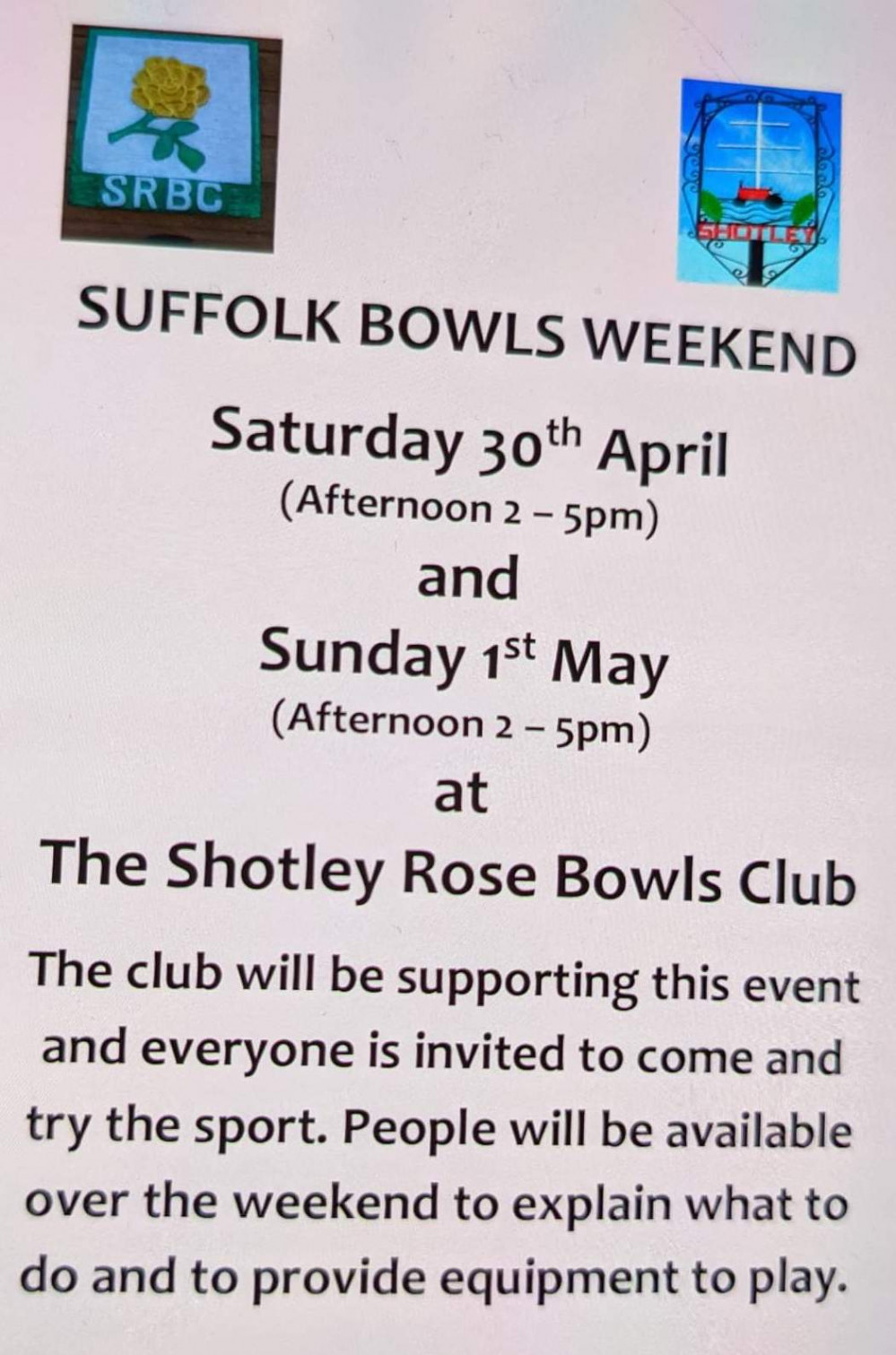 Shotley Bowls weekend