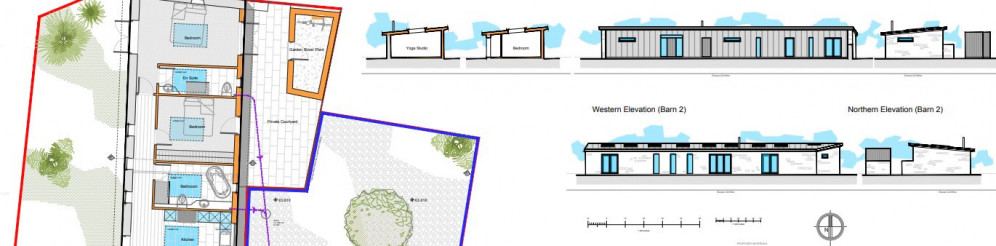 An extract from the plans for the conversion over in Buckland Dinham