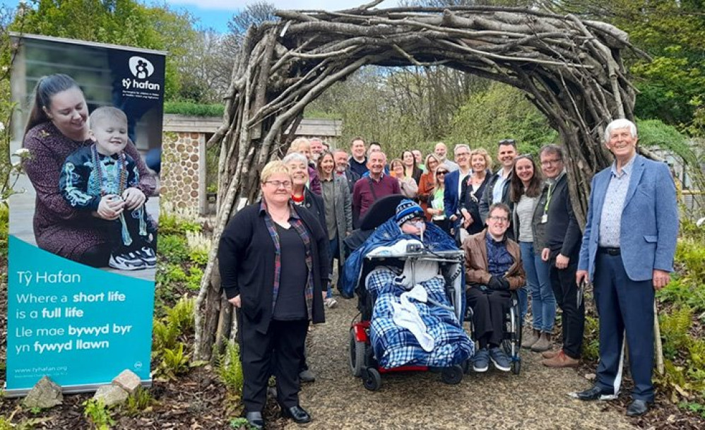 The garden was opened by BBC Radio 2’s resident gardener, Terry Walton. (Image credit: Tŷ Hafan)