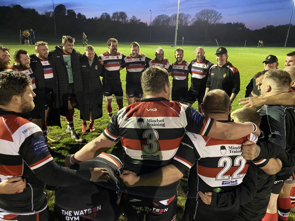  Emotional scenes on the field following the game 