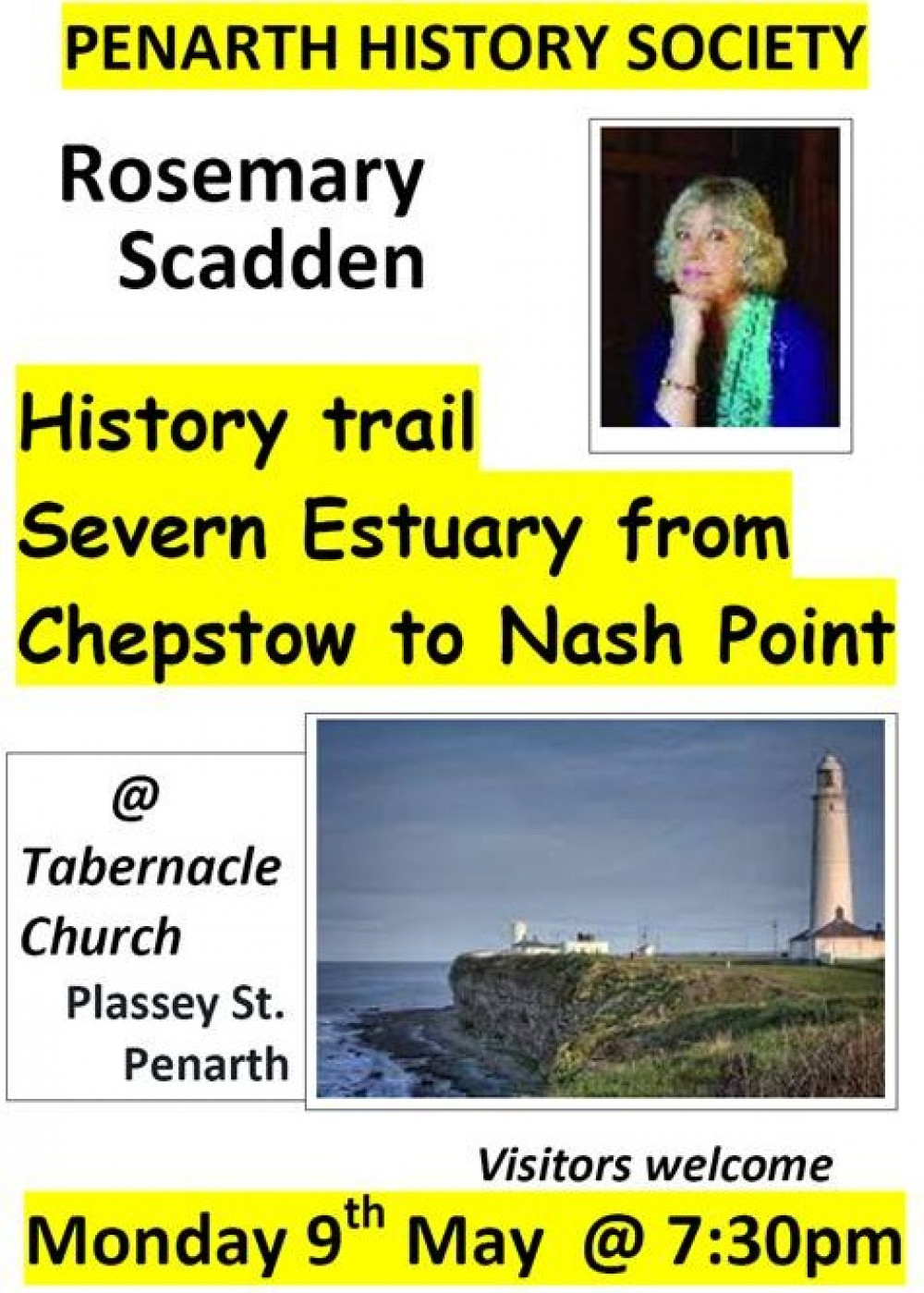 Rosemary visits the many points of interest on the way. (Image credit: Penarth History Society) Rosemary visits the many points of interest on the way. (Image credit: Penarth History Society)