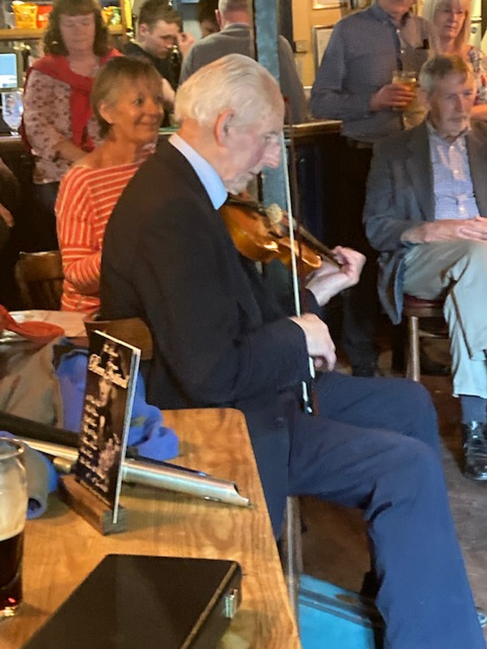 Young at heart: Fiddler Pats Curtin from County Kerry Young at heart: Fiddler Pats Curtin from County Kerry