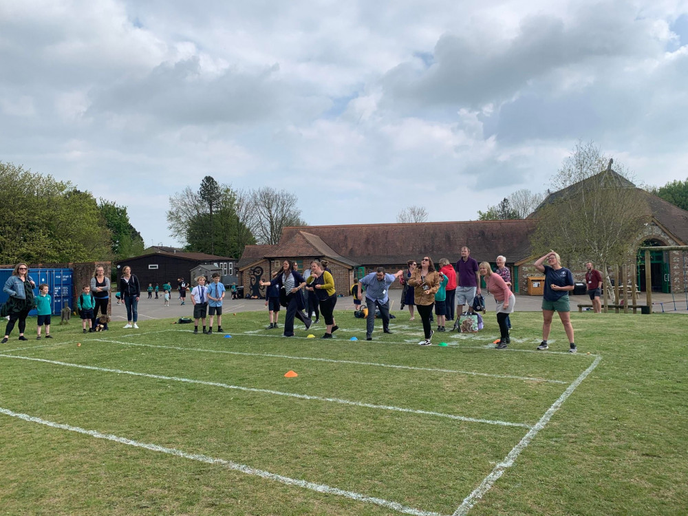 The Prince of Wales School's Dorset Knob throwing event