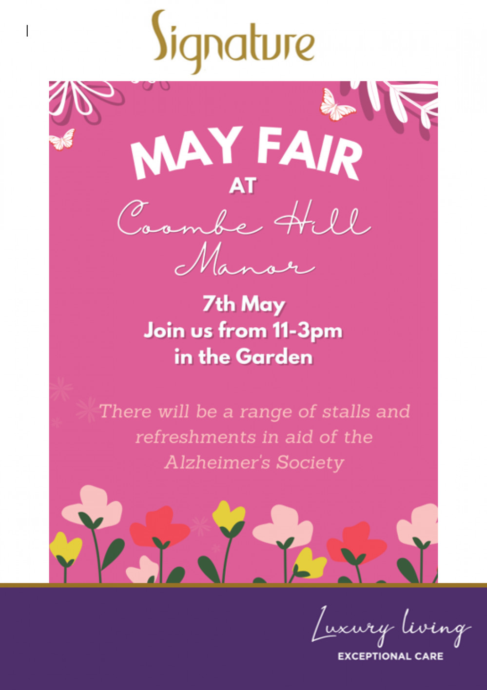 Signature's May Fair at Coombe Hill Manor  