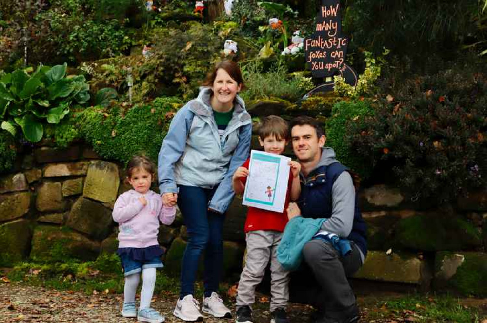 Families enjoying the Ho Ho Scarecrow trail. Image kindly provided by Duncan Cowley Families enjoying the Ho Ho Scarecrow trail. Image kindly provided by Duncan Cowley