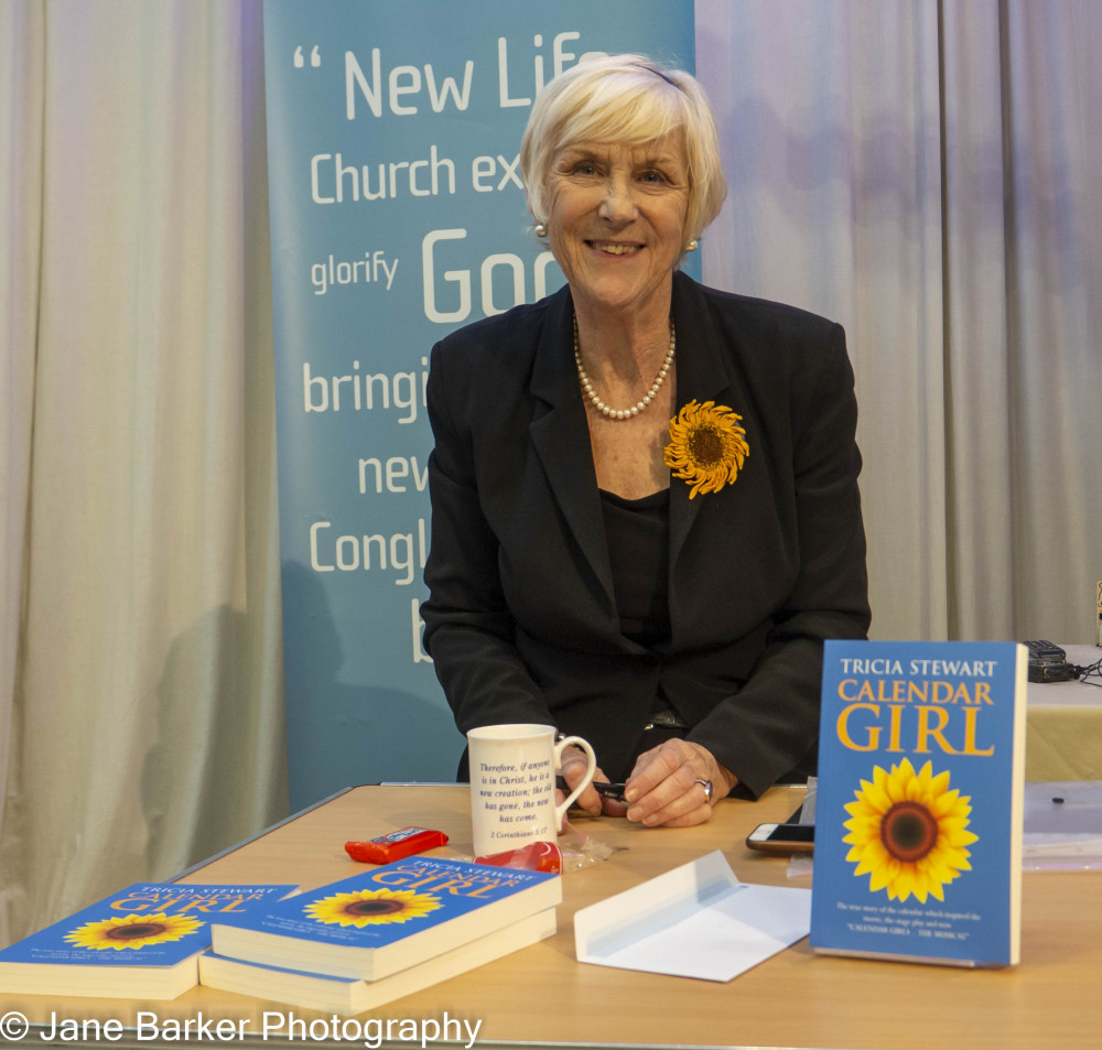 The 'Calendar Girls' calendar was first launched in April 1999, and became a worldwide sensation throughout the early 2000s. Tricia Stewart was one of them. (Image - @janebarker1971)