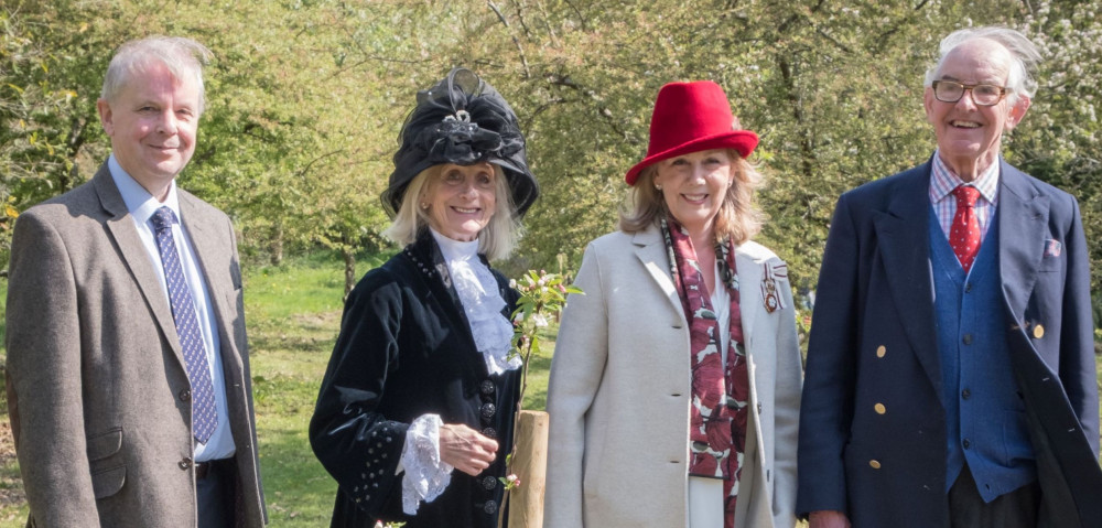 Professor David Skidmore, Jeannie France-Hayhurst, Lady Redmond, and Viscount Ashbrook. (Image - Sara Walker)