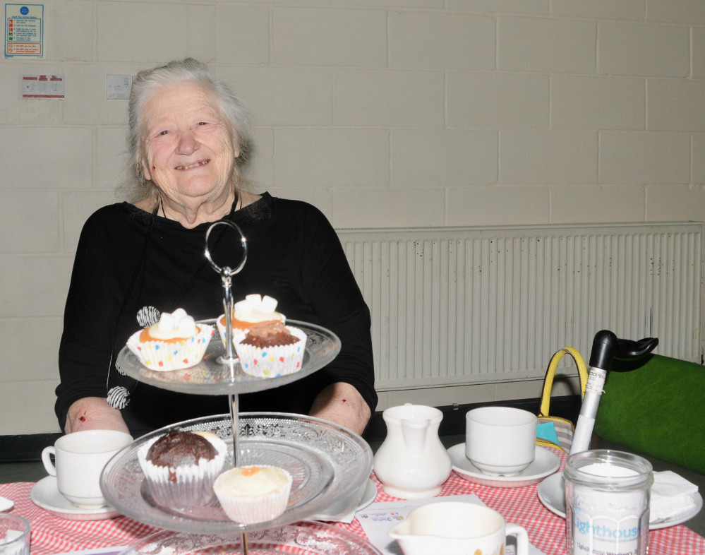 Village legend Wendy Sadler at a Shotley & Erwarton WI fundraiser on Saturday (Picture credit: Peninsula Nub News)