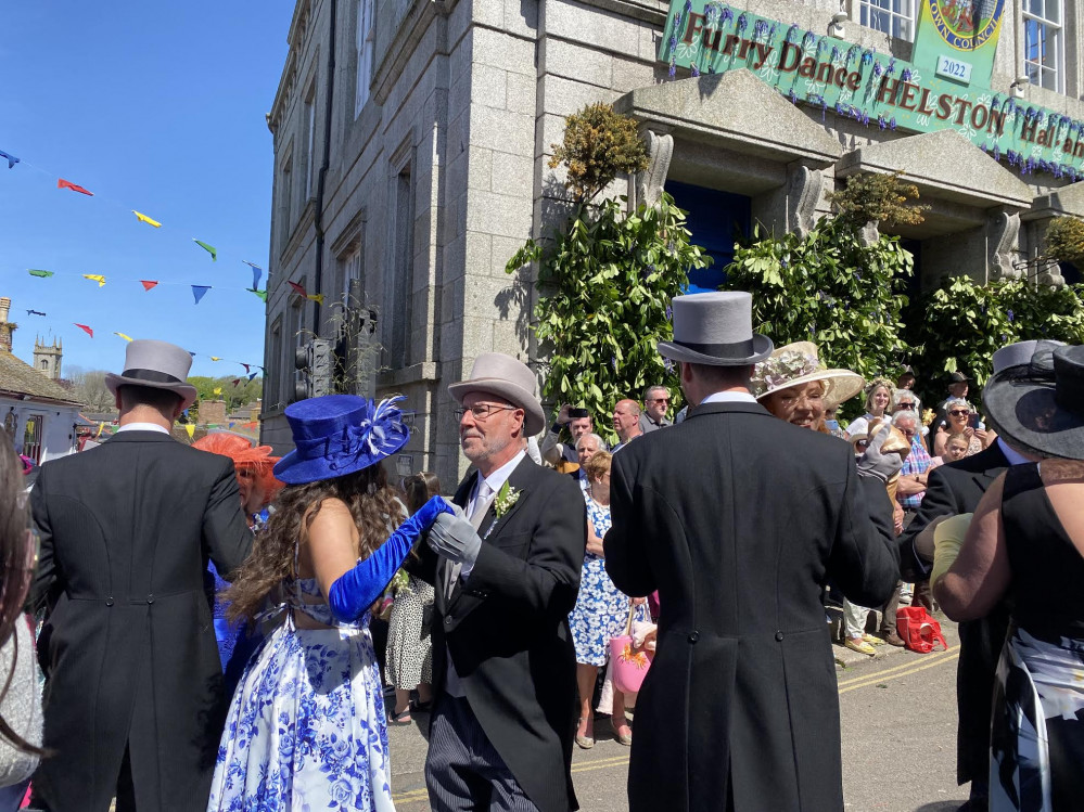 Helston Flora Day Midday Dance 2022. 