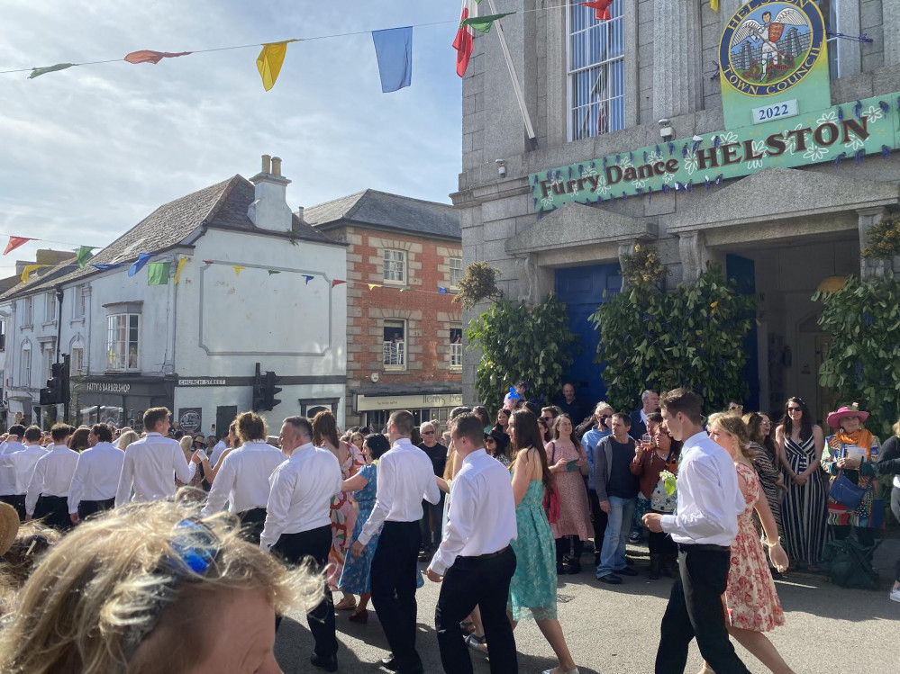 Helston Flora Day 2022 Evening Dance. 