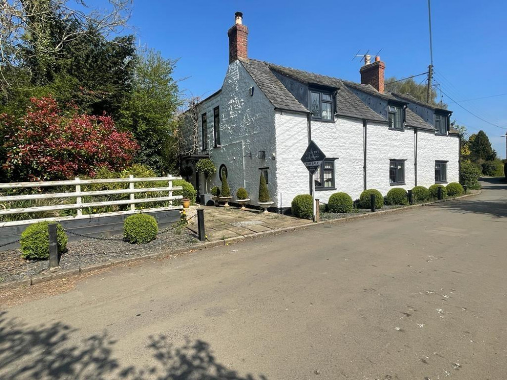 The front aspect of Steels Cottage (image courtesy of Moores Estate Agents)