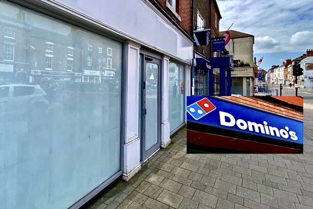 Domino's Pizza is set to move into the former Santander Bank building in Market Street. Photos: Ashby Nub News/Dreamstime.com