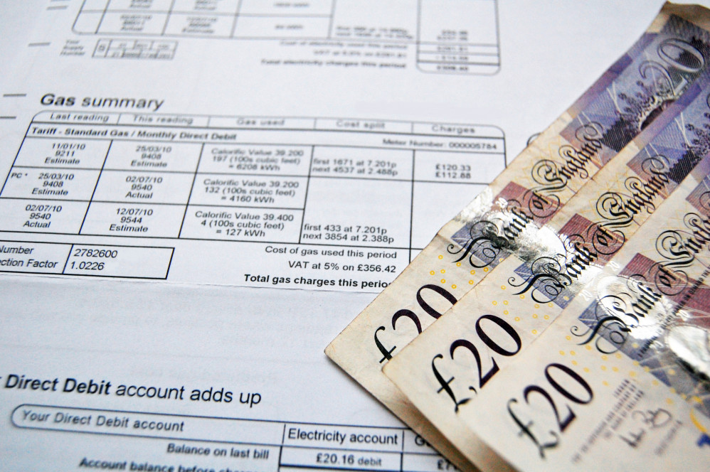 One in five homes in the Coalville and Ibstock area could be left to struggle with bills. Photo: Dreamstime