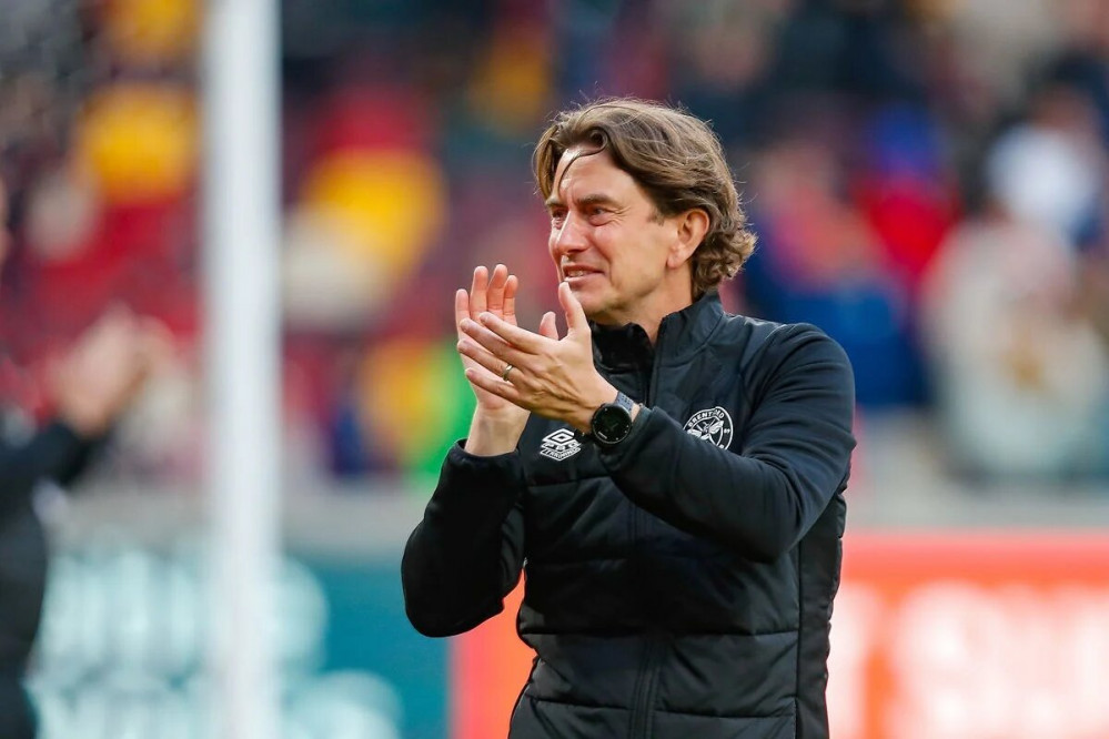 Thomas Frank is on the five-man shortlist for the prestigious award (Image: Brentford FC)