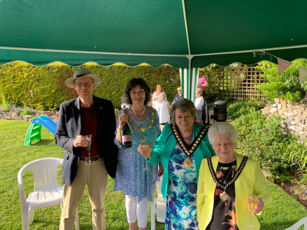 Guests enjoyed champagne and canapés at a reception on May 7 to raise money for Cancer Research Wales. (Image credit: Cllr Siân Vaughan) Guests enjoyed champagne and canapés at a reception on May 7 to raise money for Cancer Research Wales. (Image credit: Cllr Siân Vaughan)