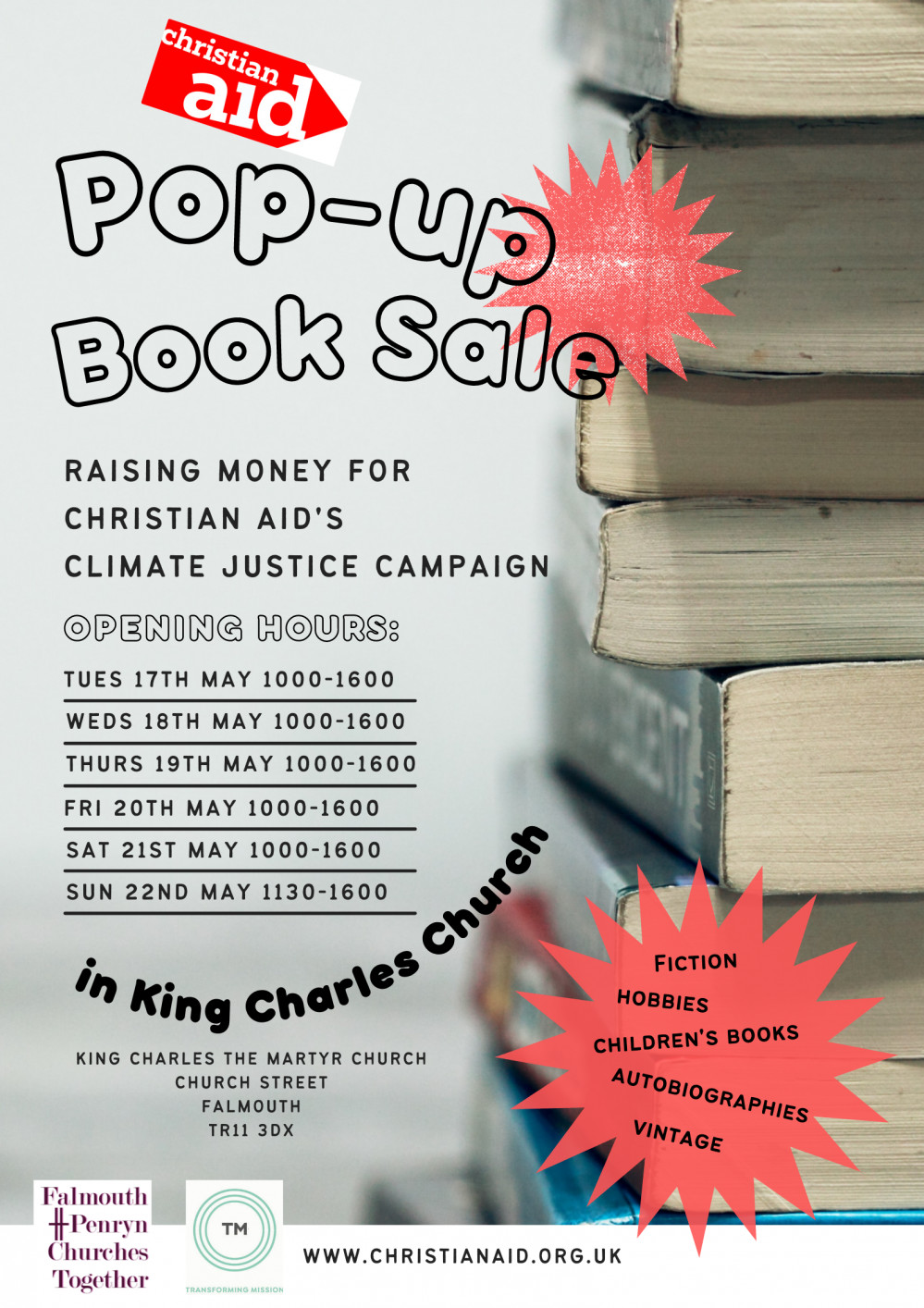 Charity Book Sale.